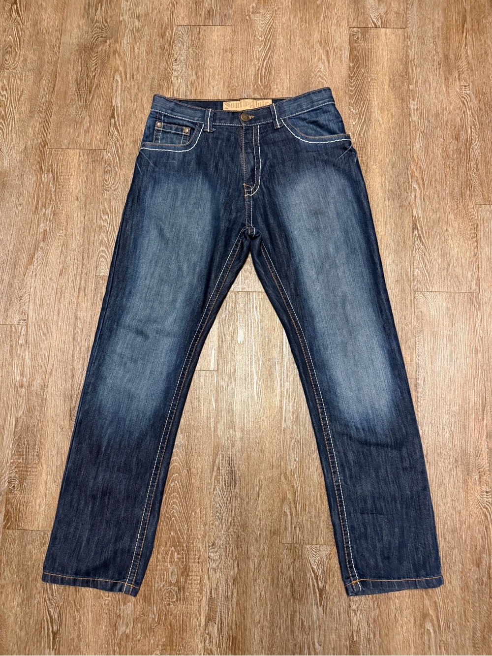 South Pole Men's Indigo Straight Jeans